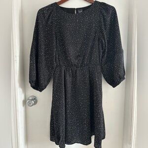 🌻 GAP Speckle Print Puff Sleeve Dress 🌻
